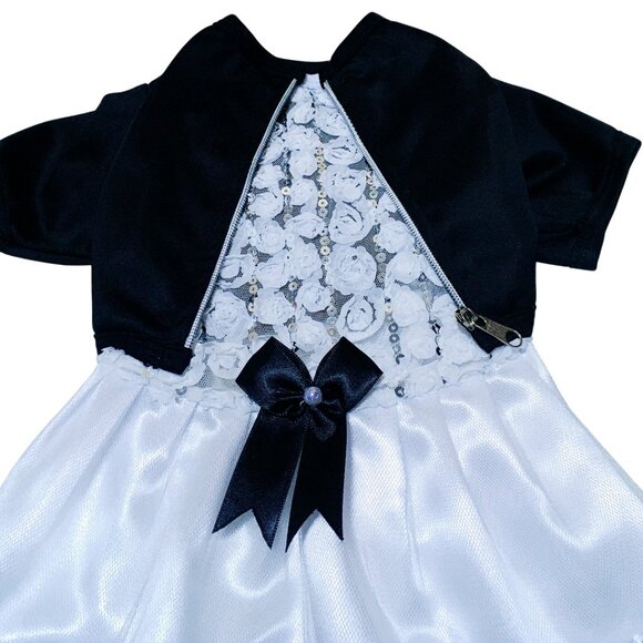 🎃👻 TIFFANY CHUCKY HALLOWEEN CUTE DOG PET CLOTHES TUTU WEDDING DRESS 👻🎃 - Picture 8 of 10